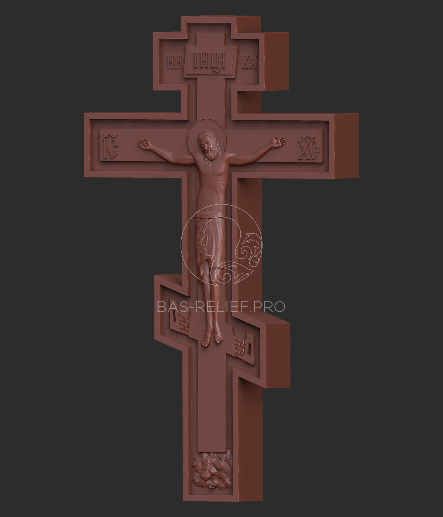 Православный крест из бронзы