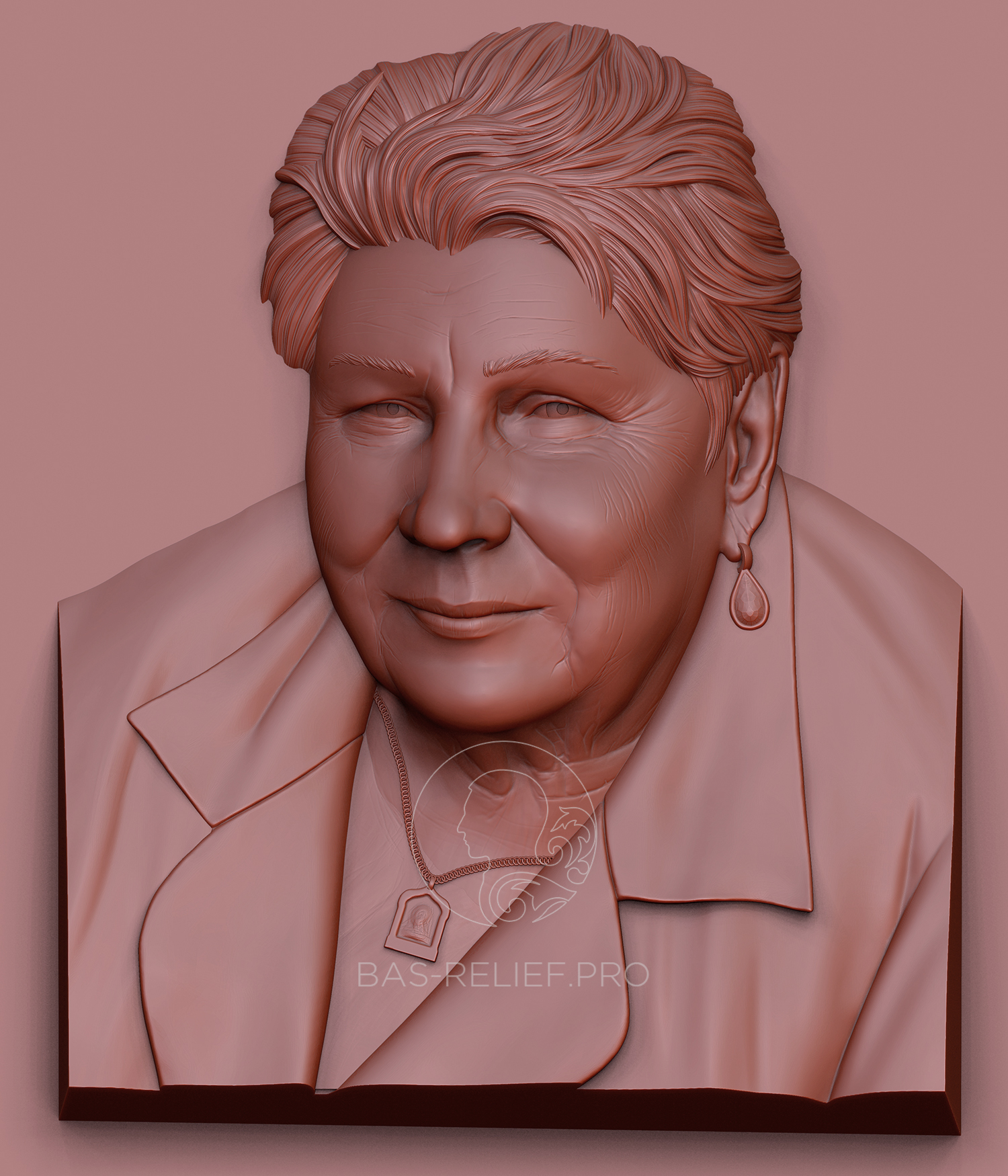 Моделирование портрета для памятника